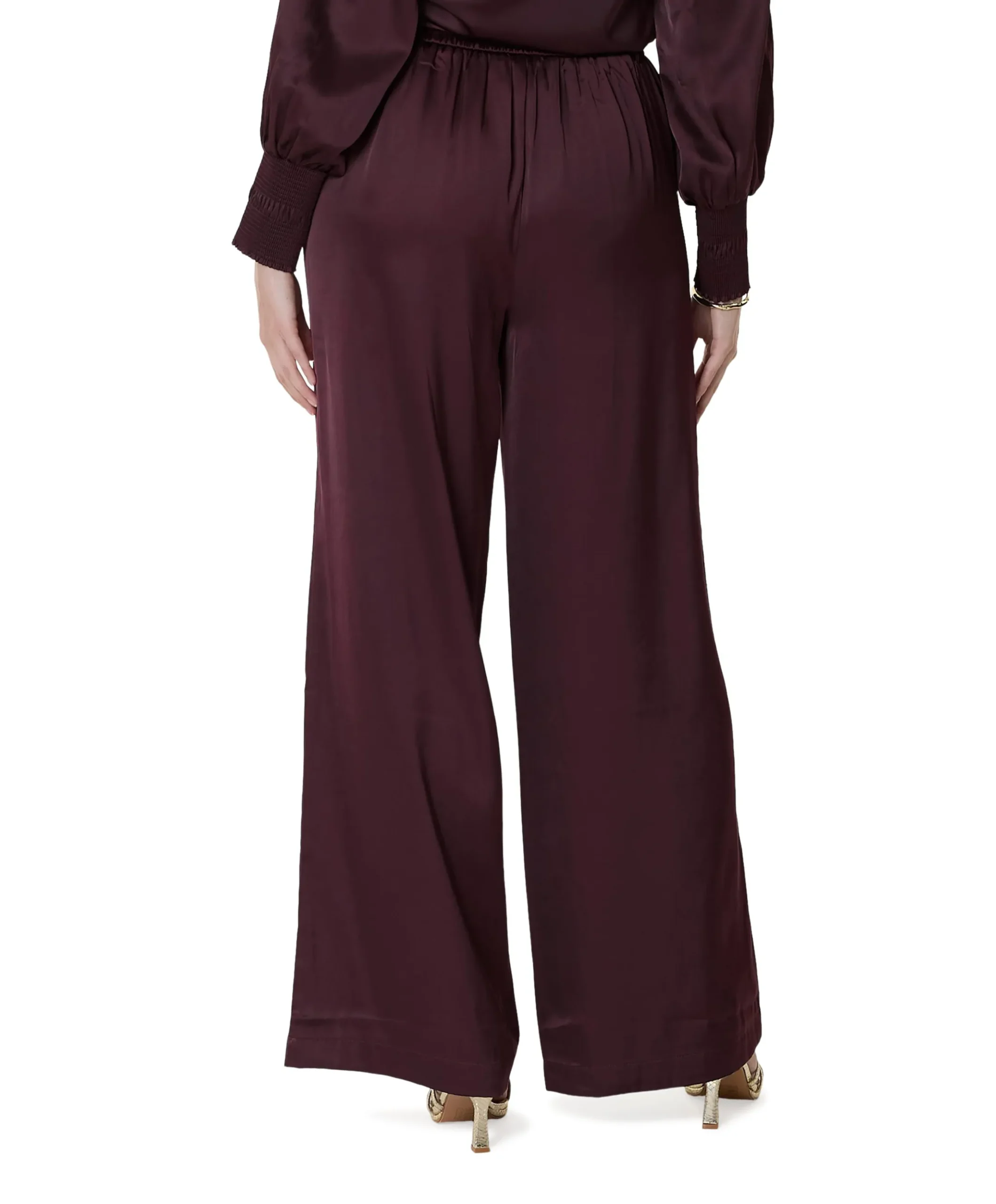 Dames broek bordeaux