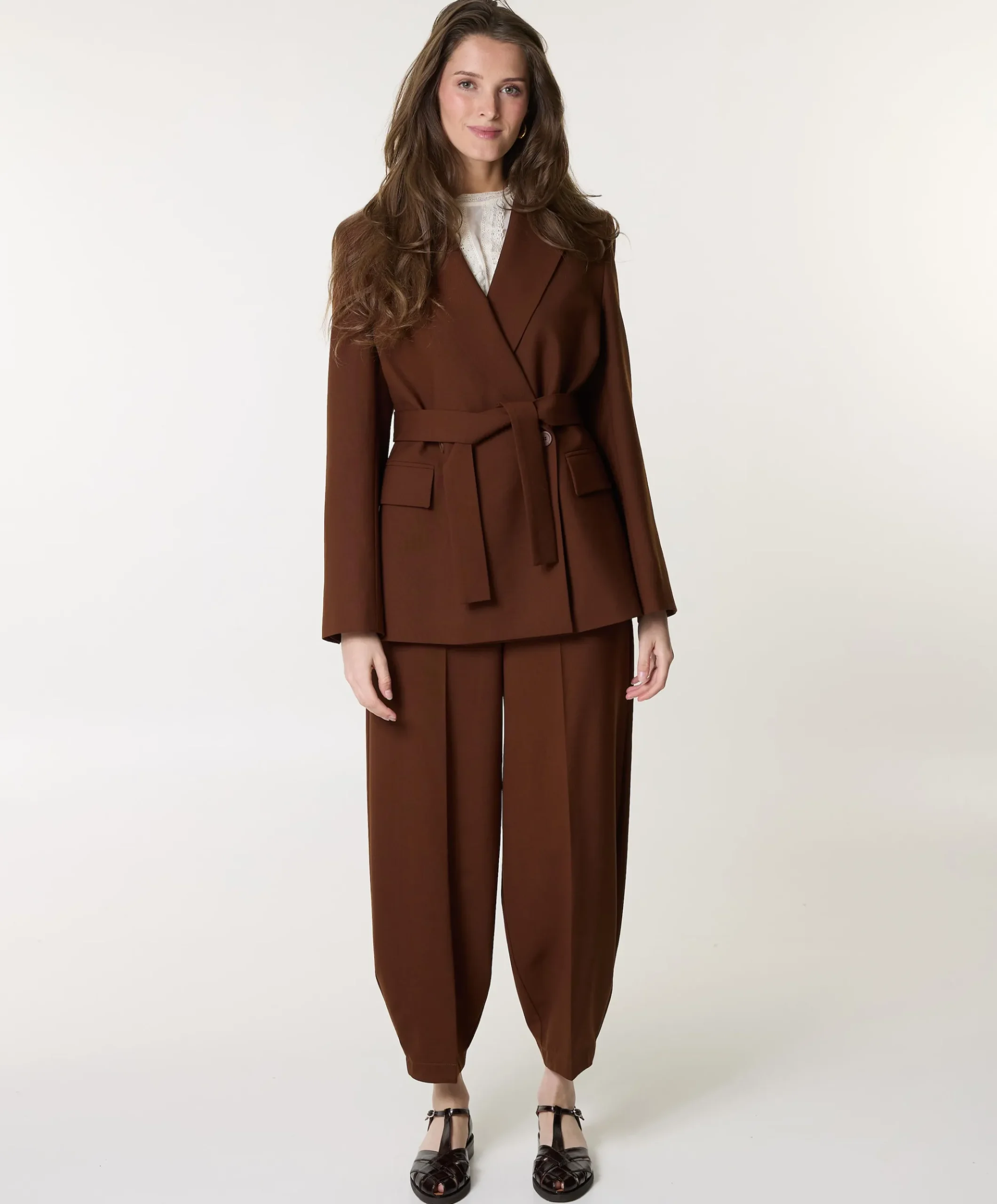 dames broek bruin