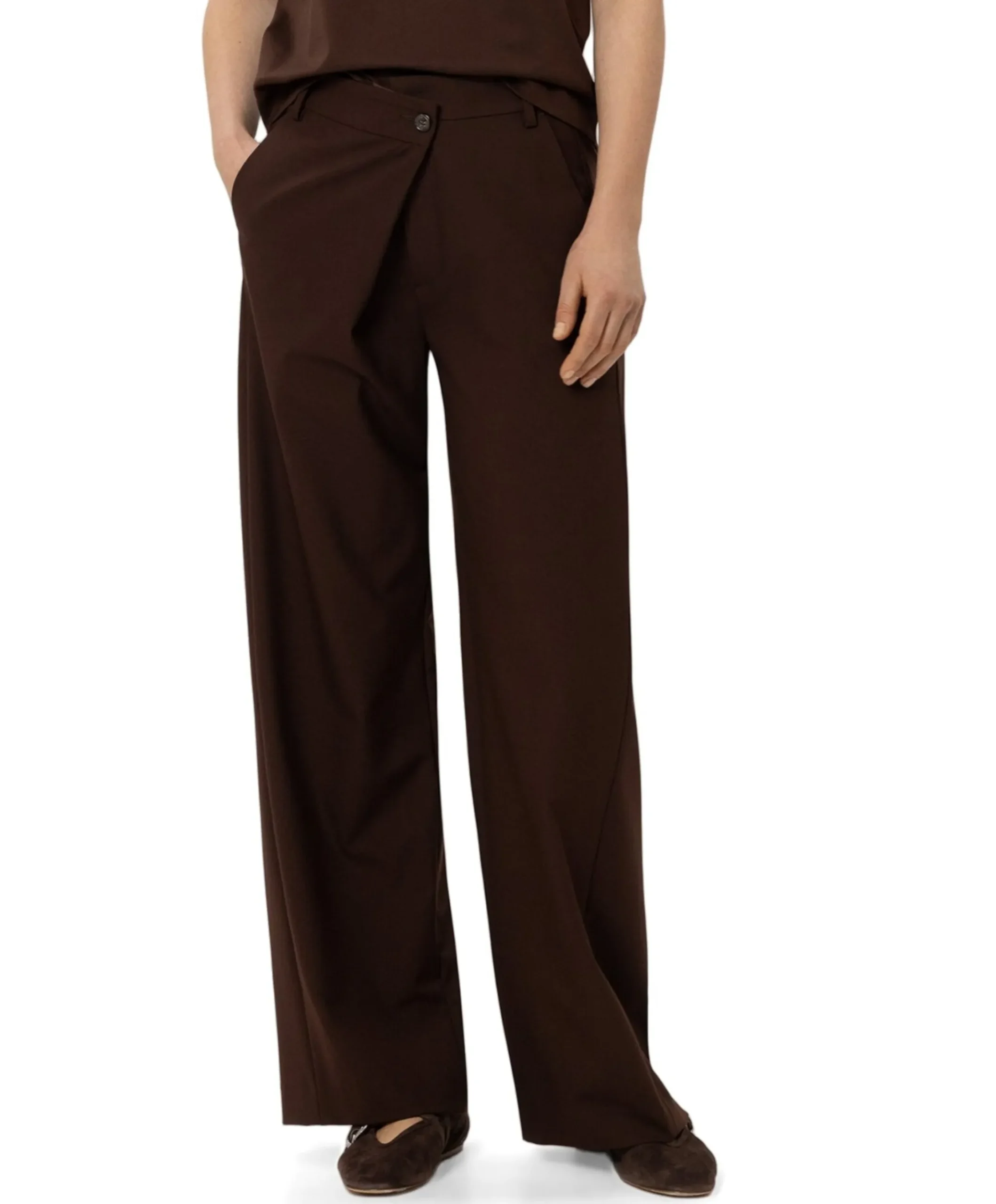 dames broek bruin