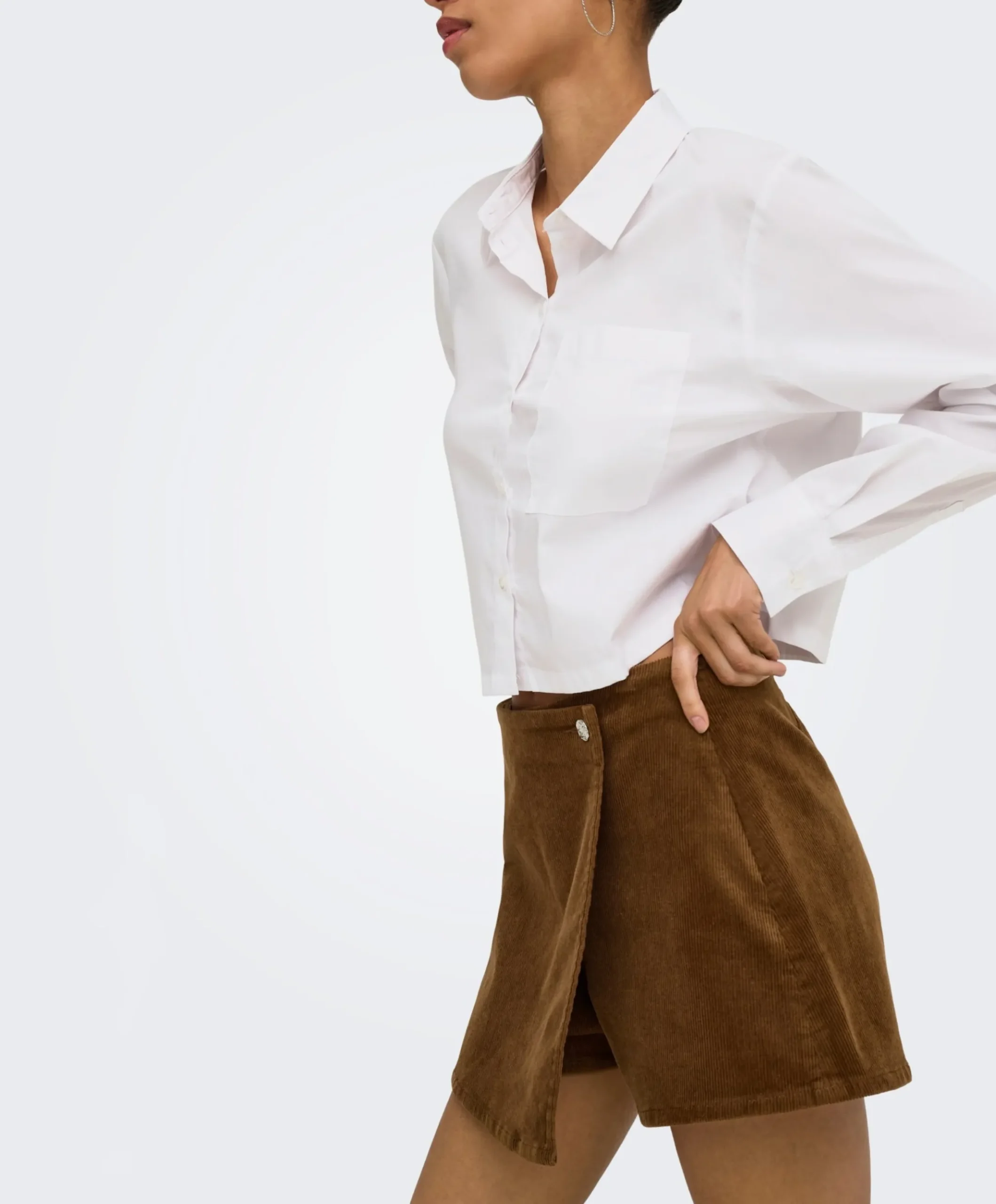 Dames broekrok beige