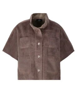 Dames cape beige
