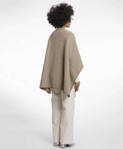 Dames cape beige