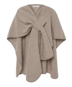 Dames cape beige
