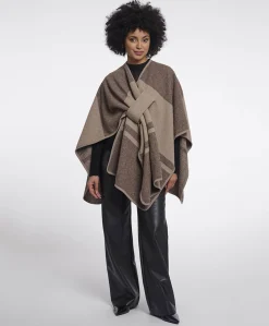 Dames cape beige