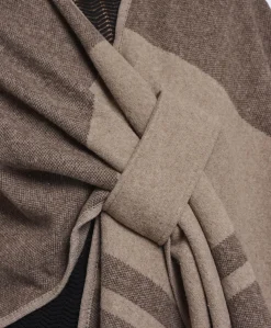 Dames cape beige