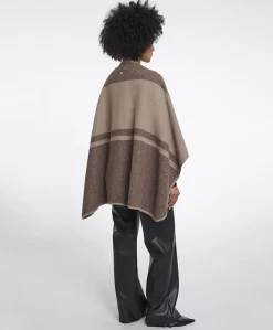 Dames cape beige