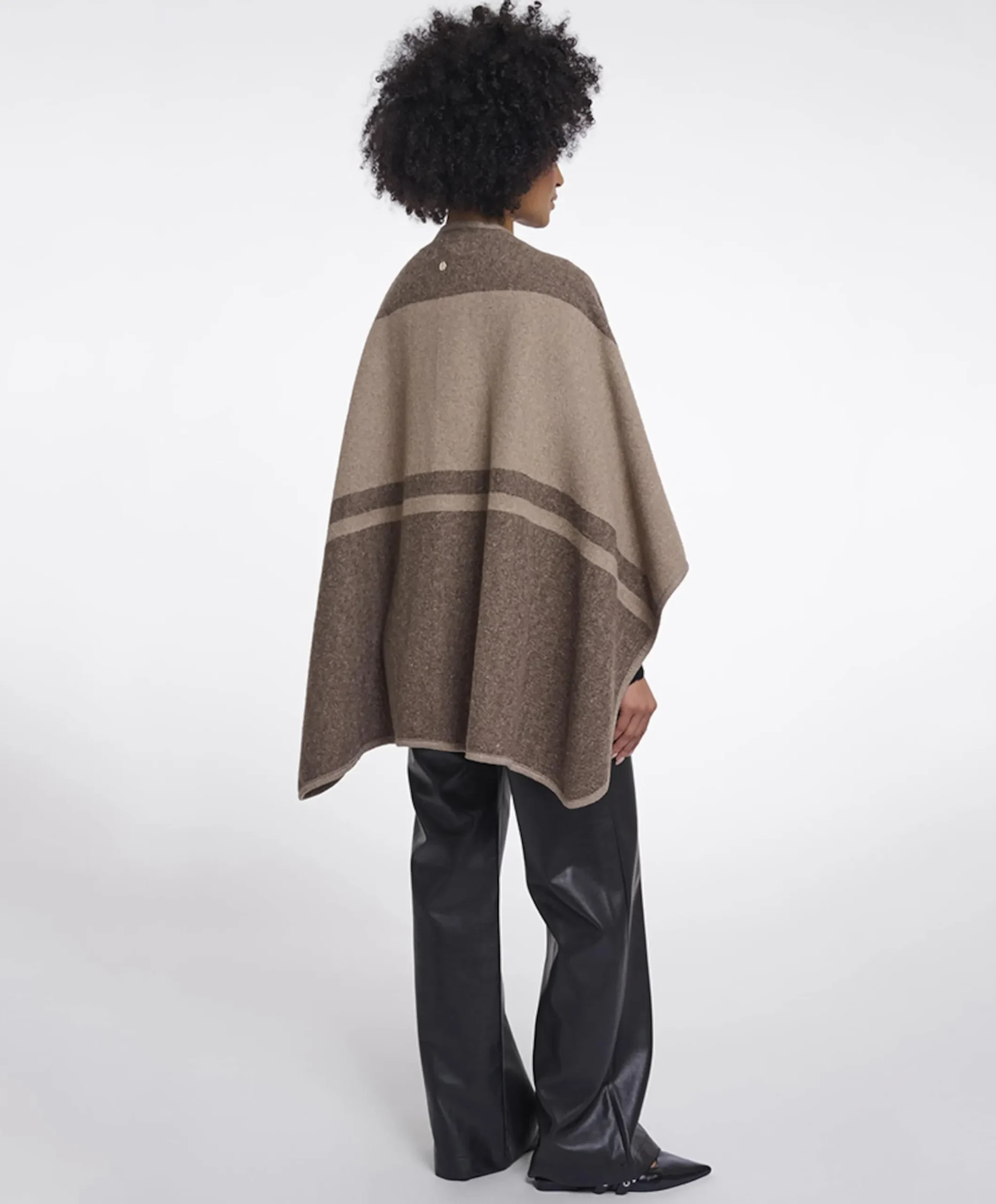 Dames cape beige