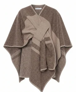 Dames cape beige