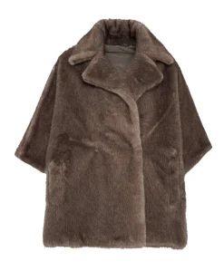 Dames cape bruin
