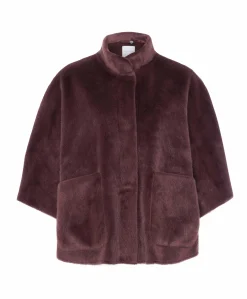Dames cape bruin