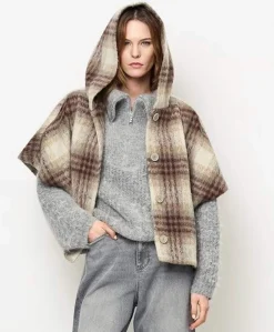 Dames cape ecru