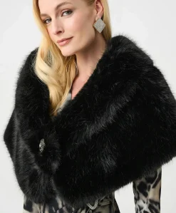 Dames cape zwart