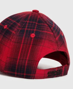 Dames cap rood