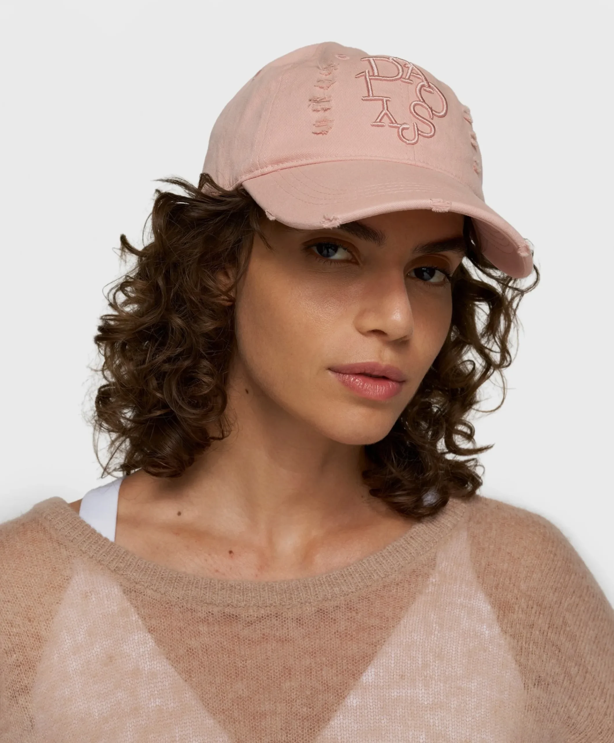 Dames cap roze