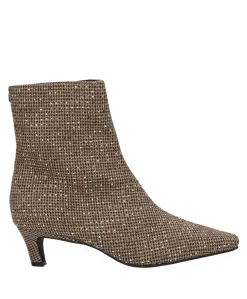 dames enkellaarzen beige