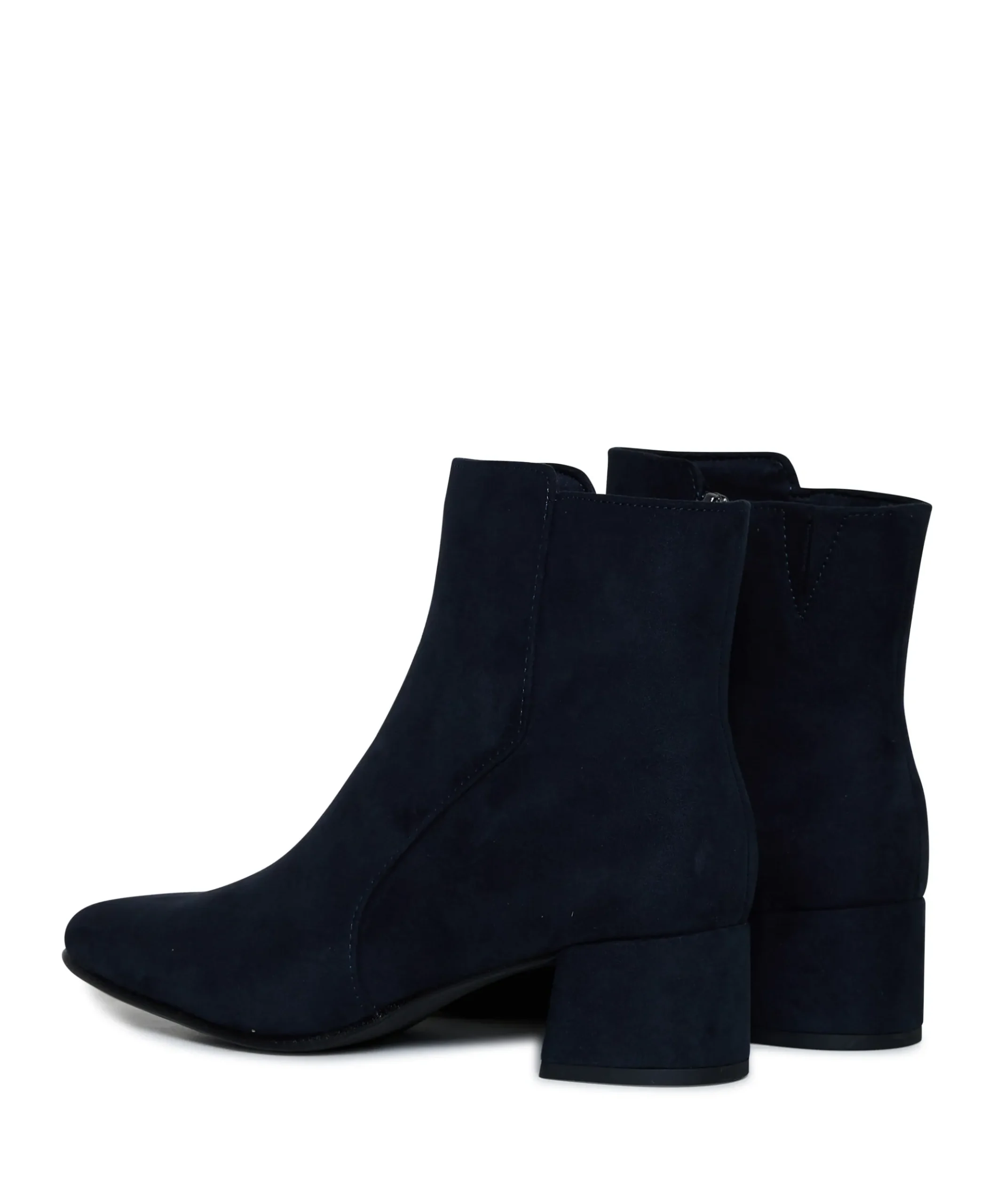dames enkellaarzen blauw