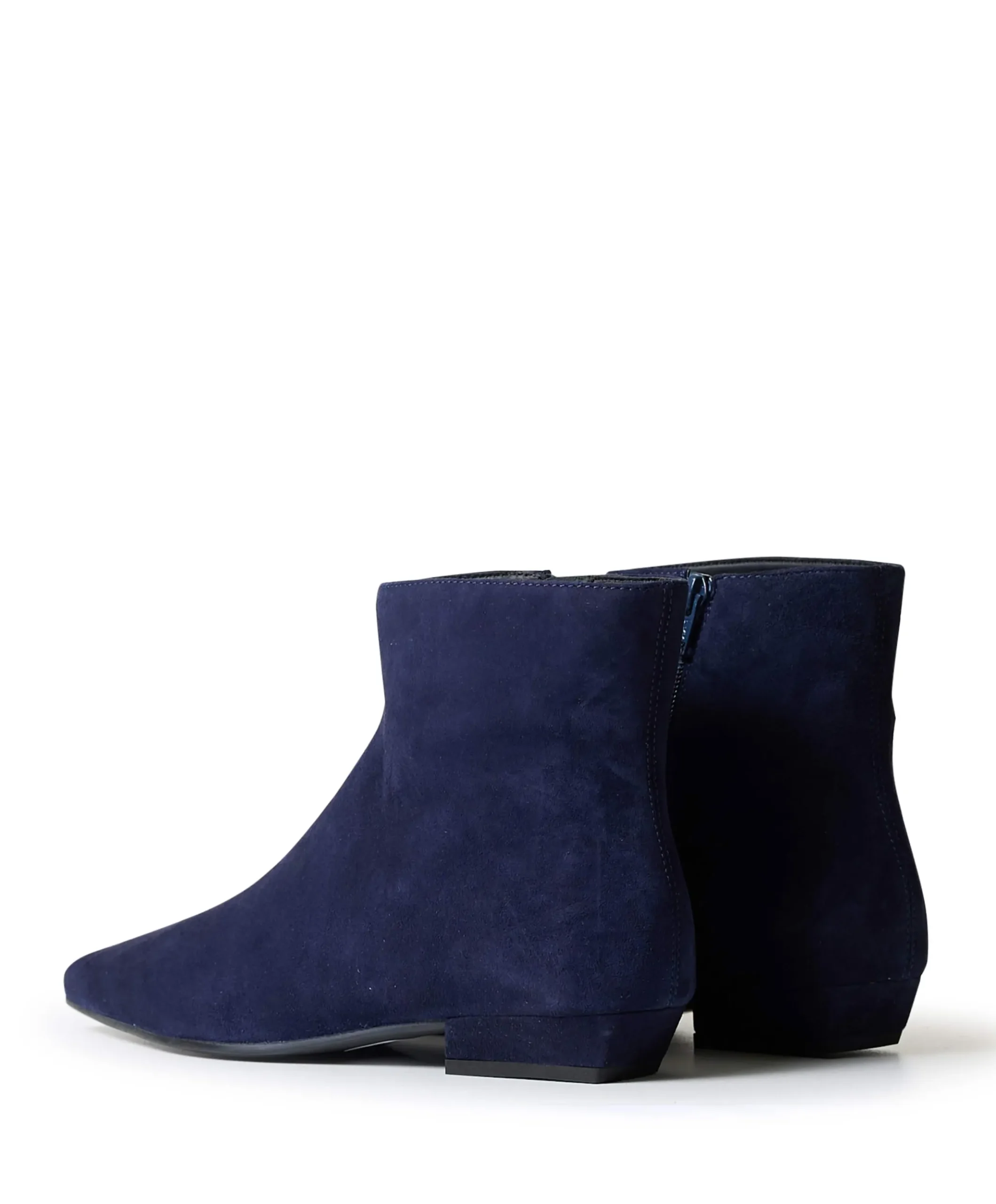 dames enkellaarzen blauw