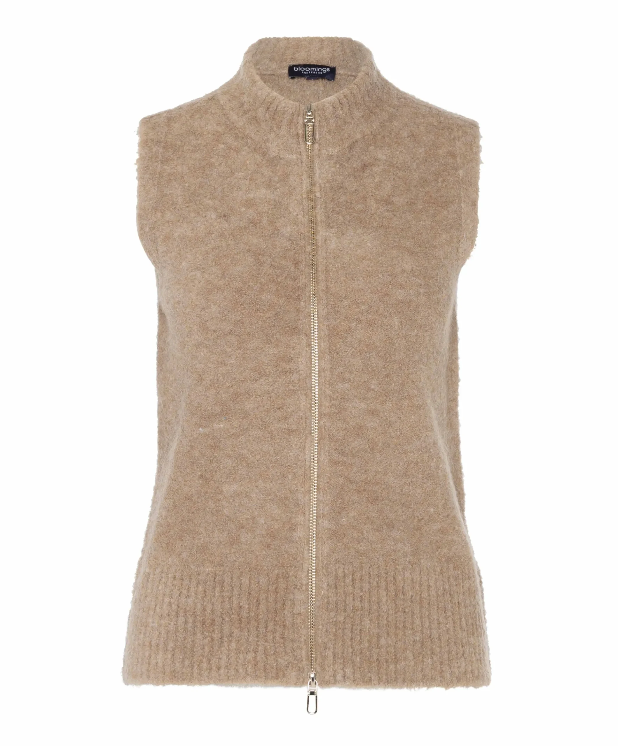 Dames gilet beige