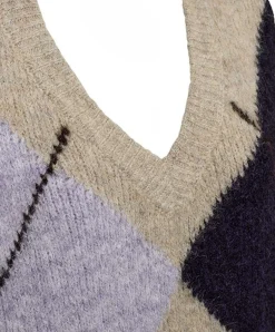 Dames gilet beige