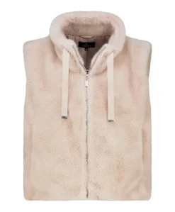 Dames gilet beige