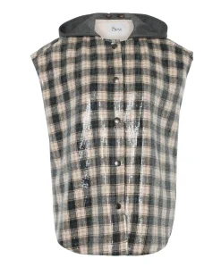 Dames gilet beige