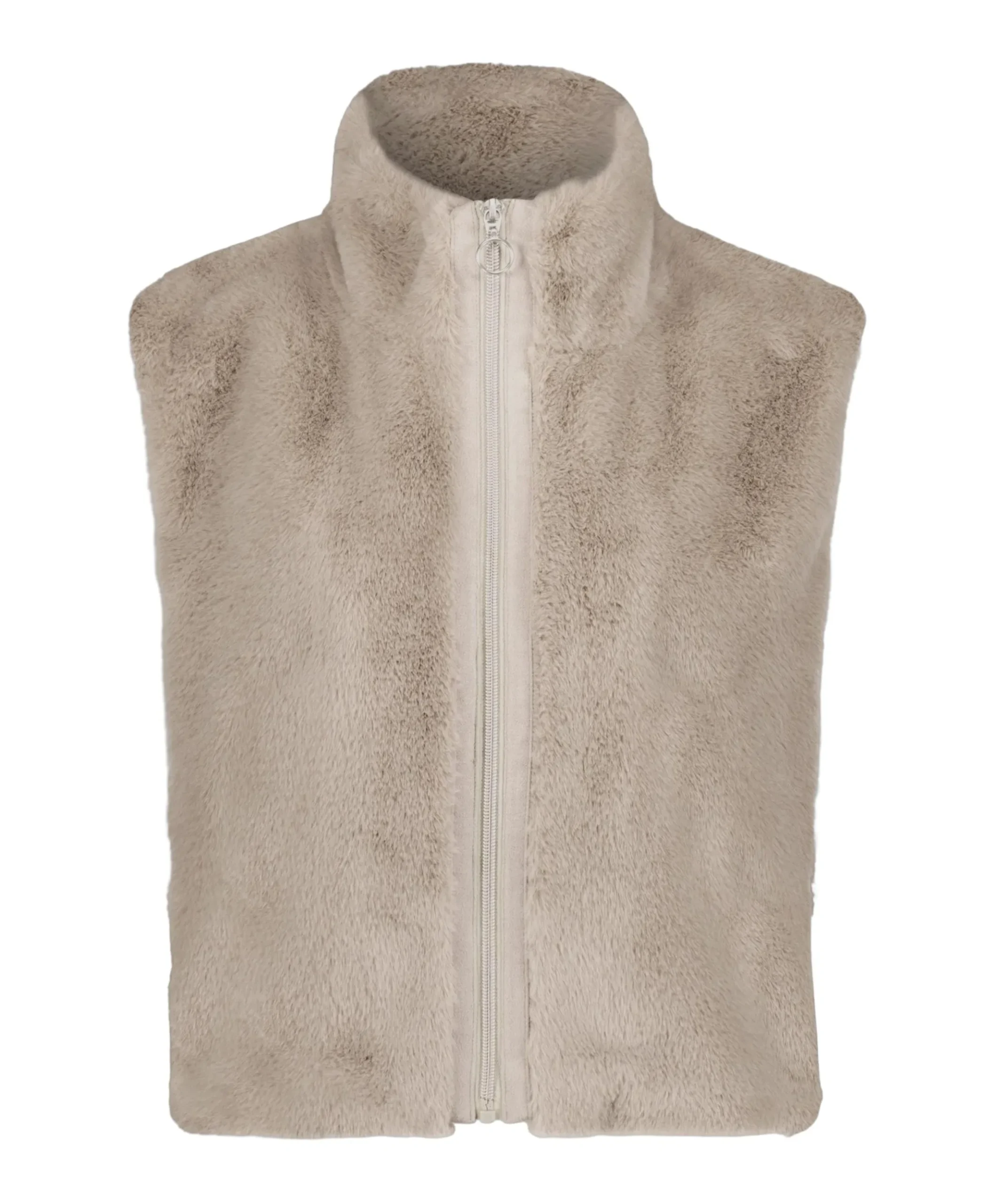 Dames gilet beige