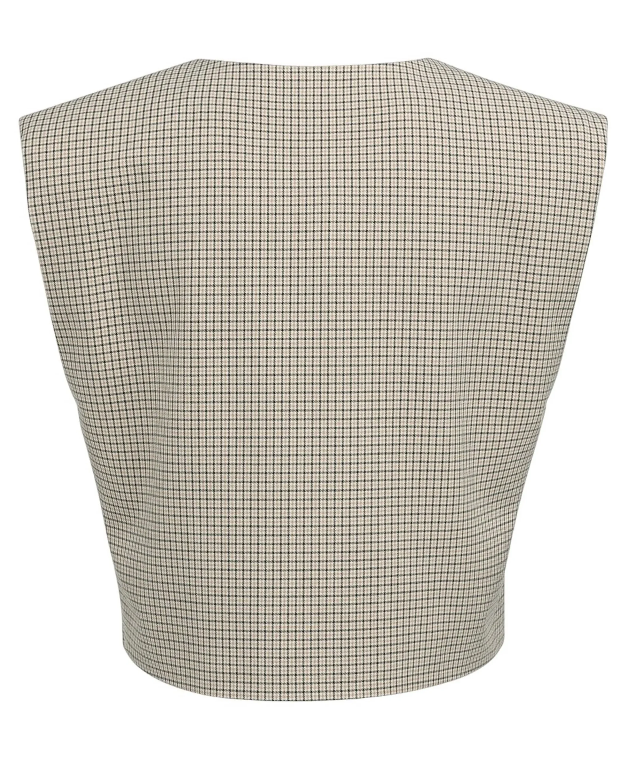 Dames gilet beige