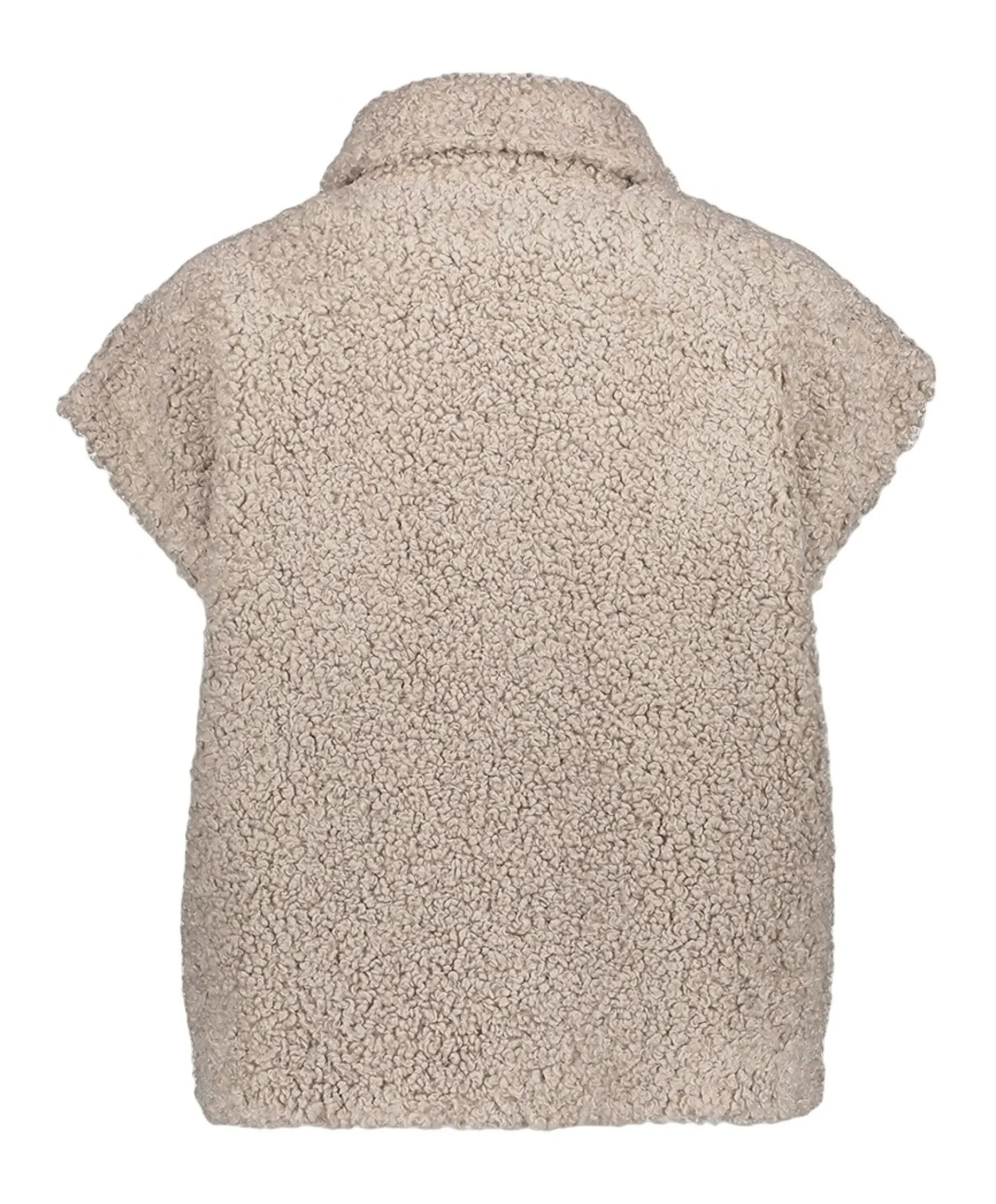 Dames gilet beige