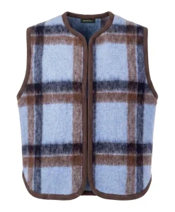 Dames gilet blauw