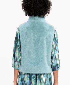 Dames gilet blauw