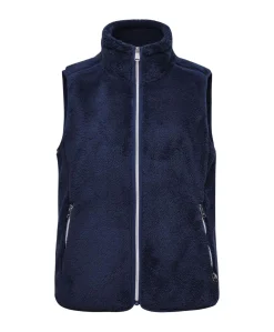 Dames gilet blauw