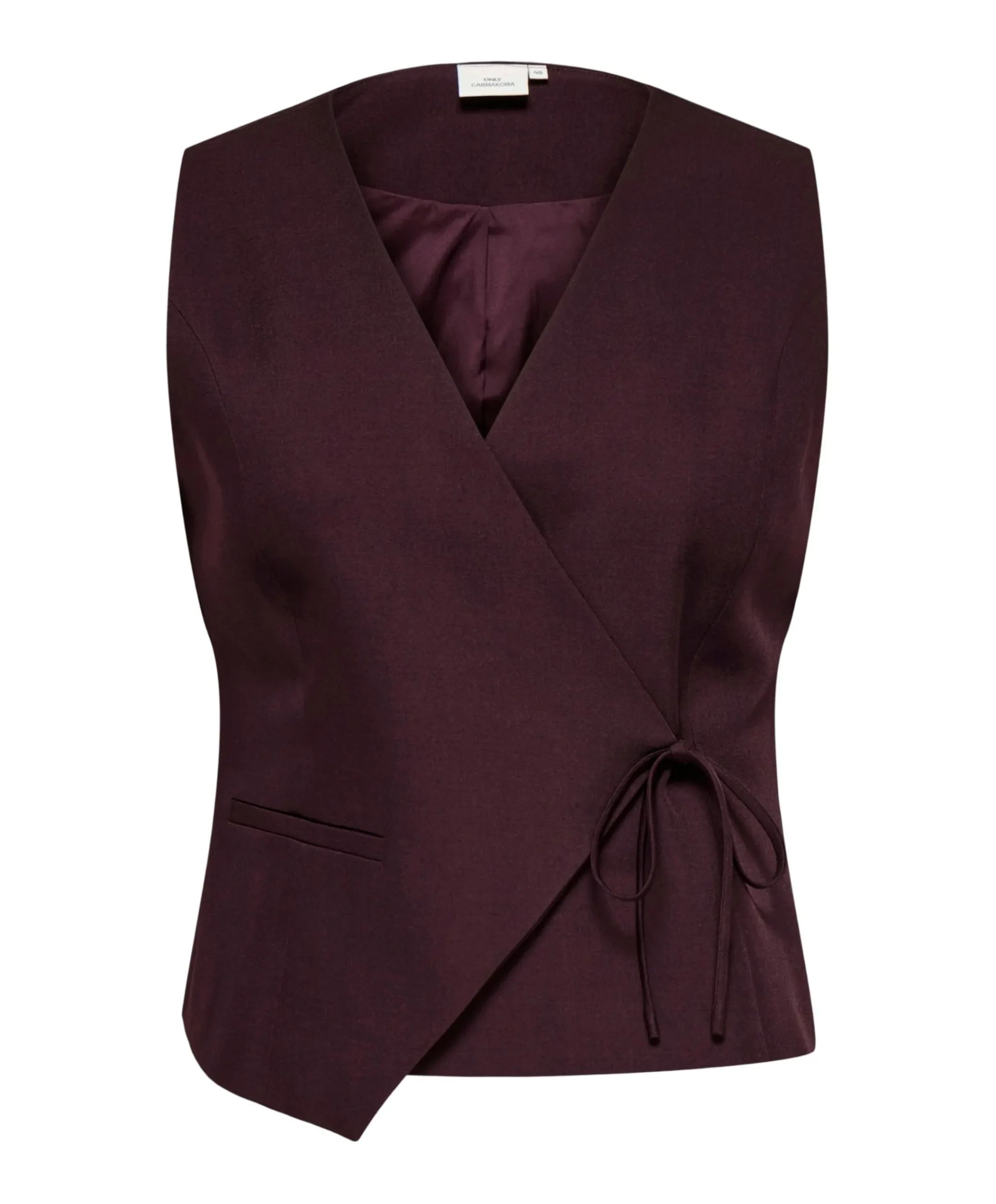 Dames gilet bordeaux
