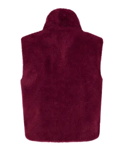 Dames gilet bordeaux