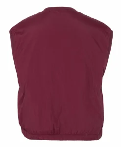 Dames gilet bordeaux