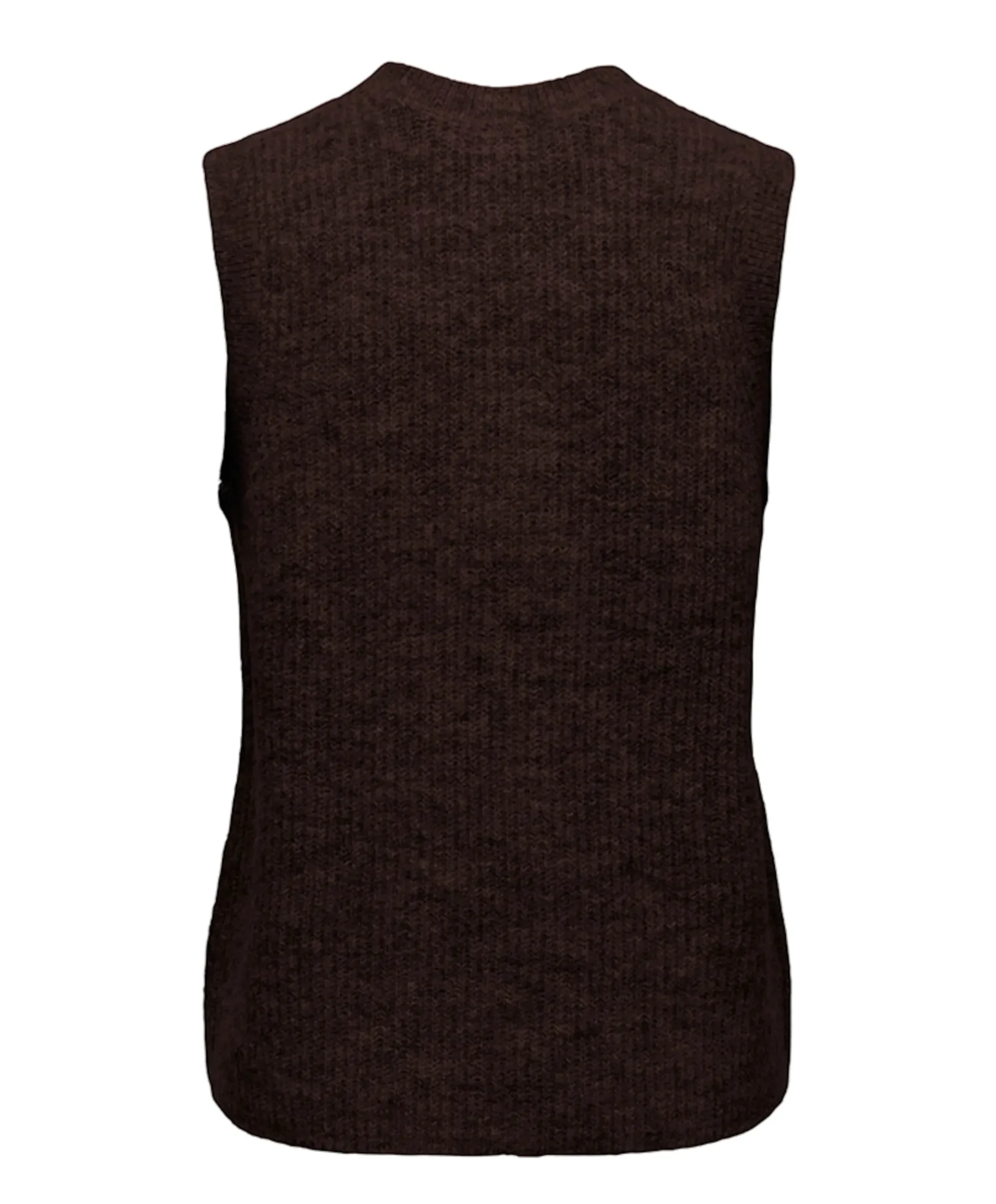 Dames gilet bruin