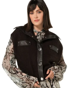 Dames gilet bruin