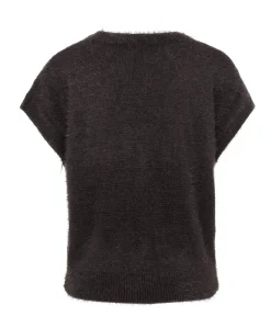 Dames gilet bruin