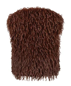 Dames gilet bruin
