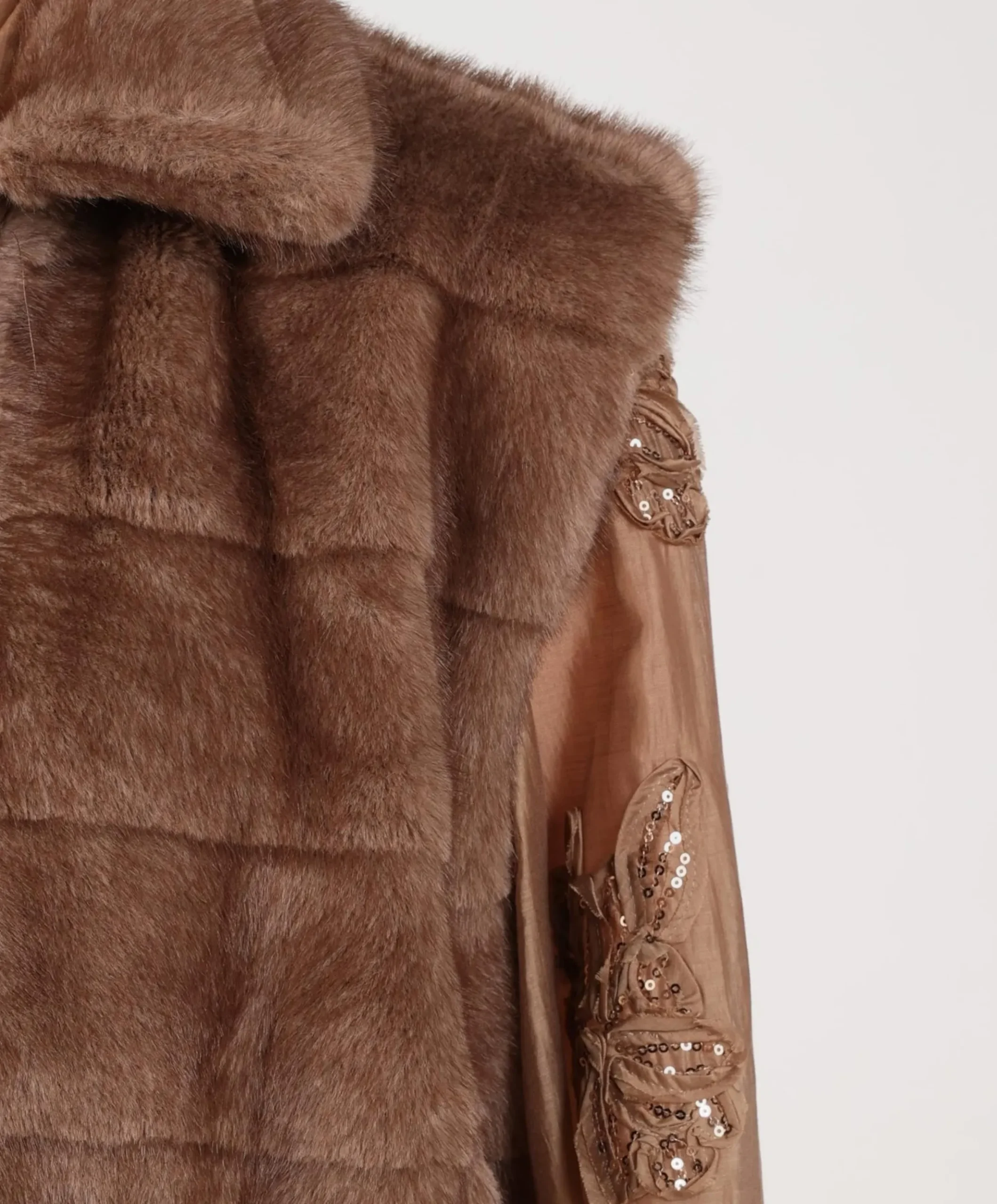 Dames gilet bruin