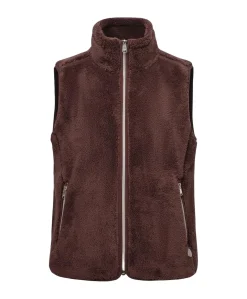 Dames gilet bruin