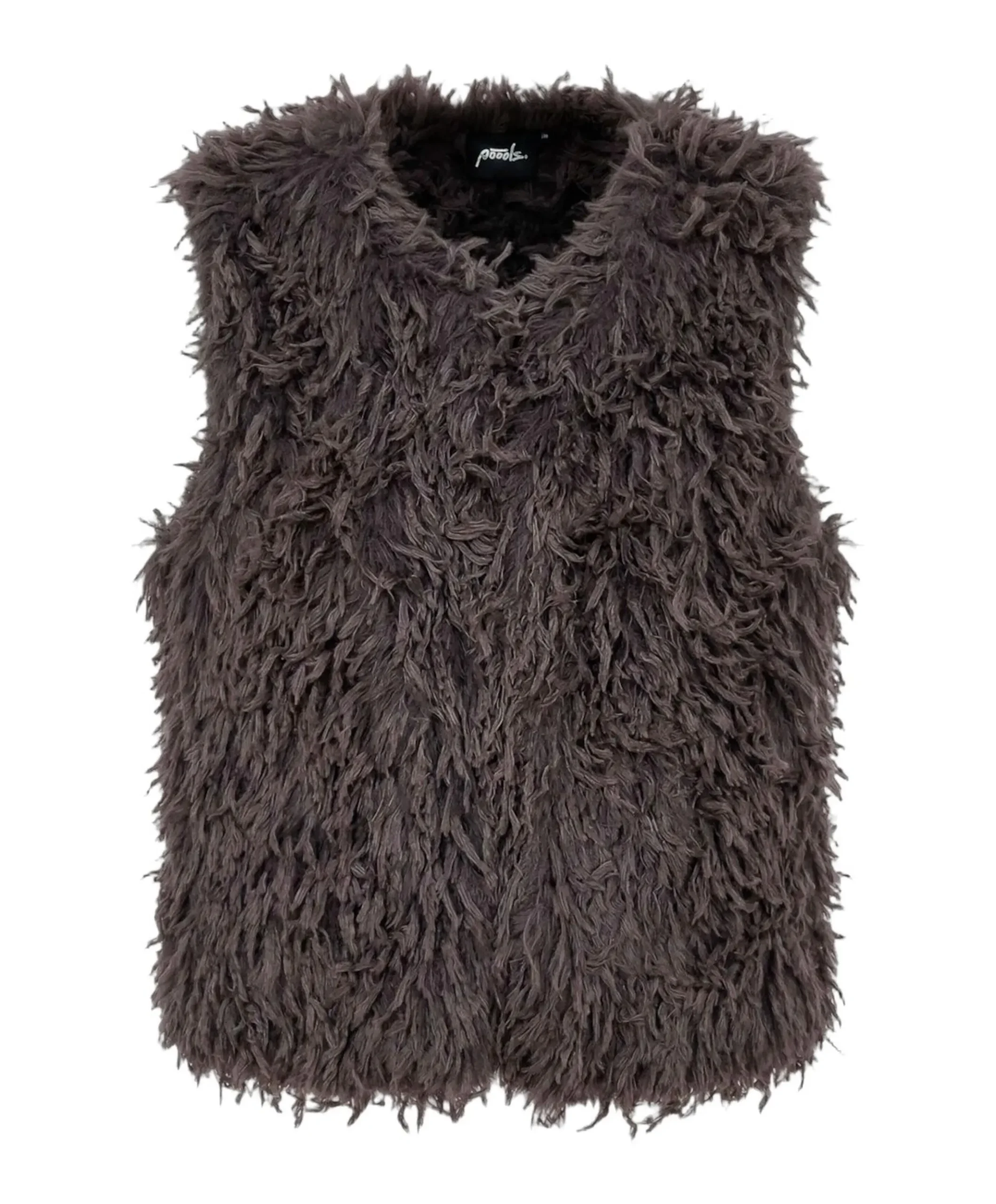 Dames gilet bruin