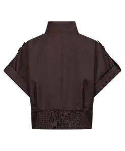 Dames gilet bruin