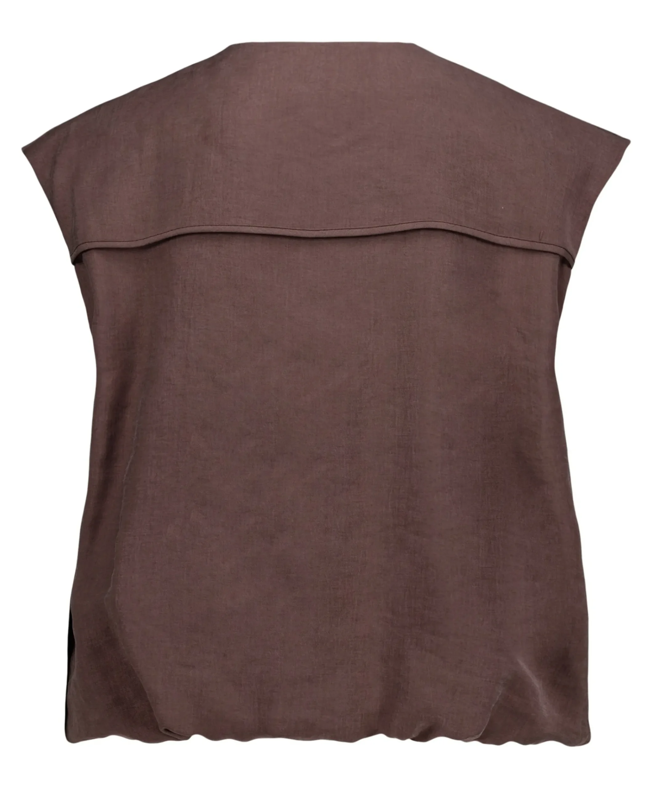 Dames gilet bruin