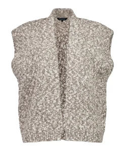 Dames gilet bruin