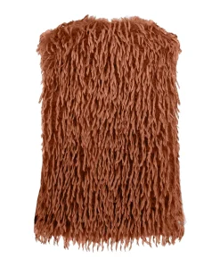 Dames gilet bruin