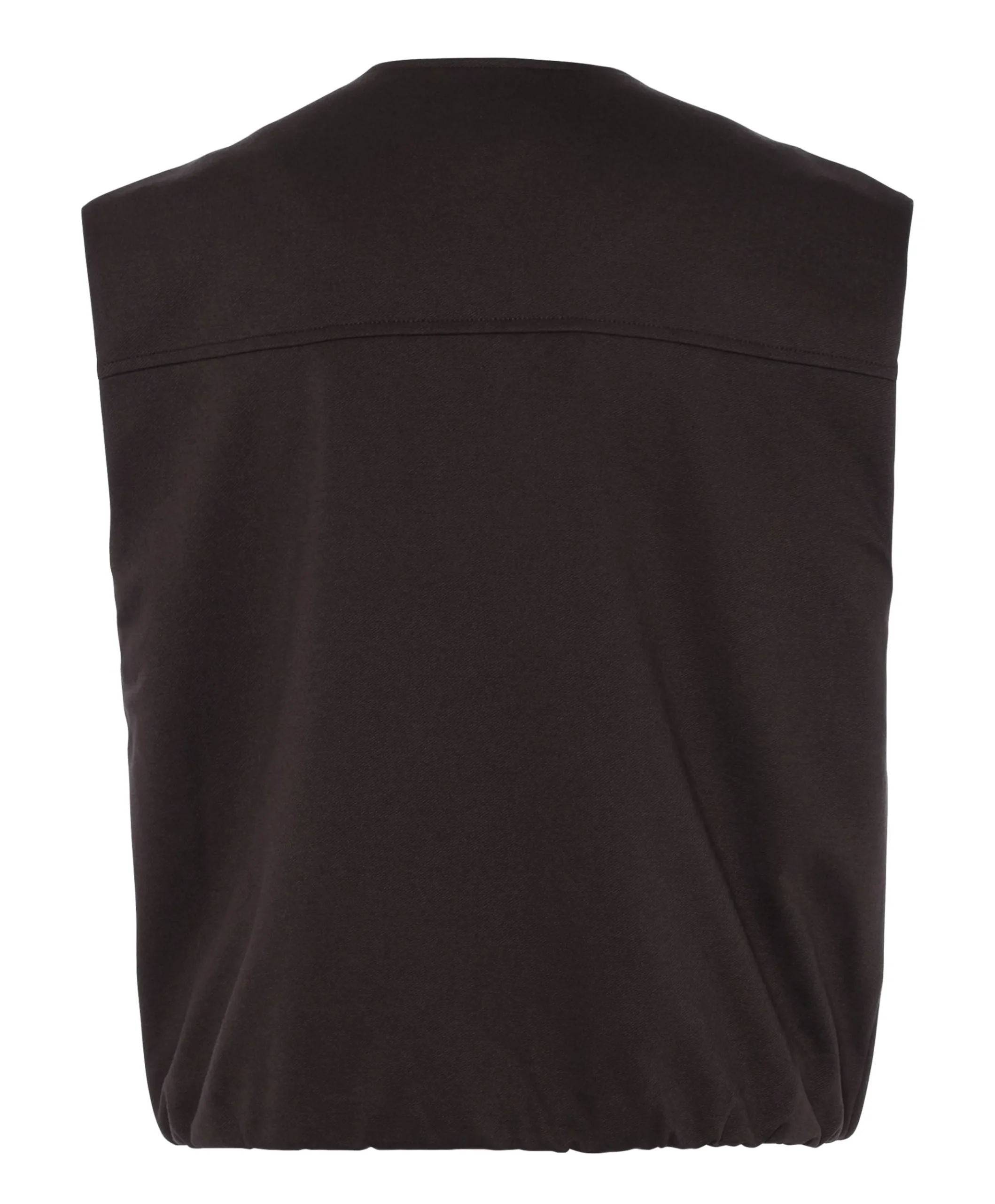 Dames gilet bruin
