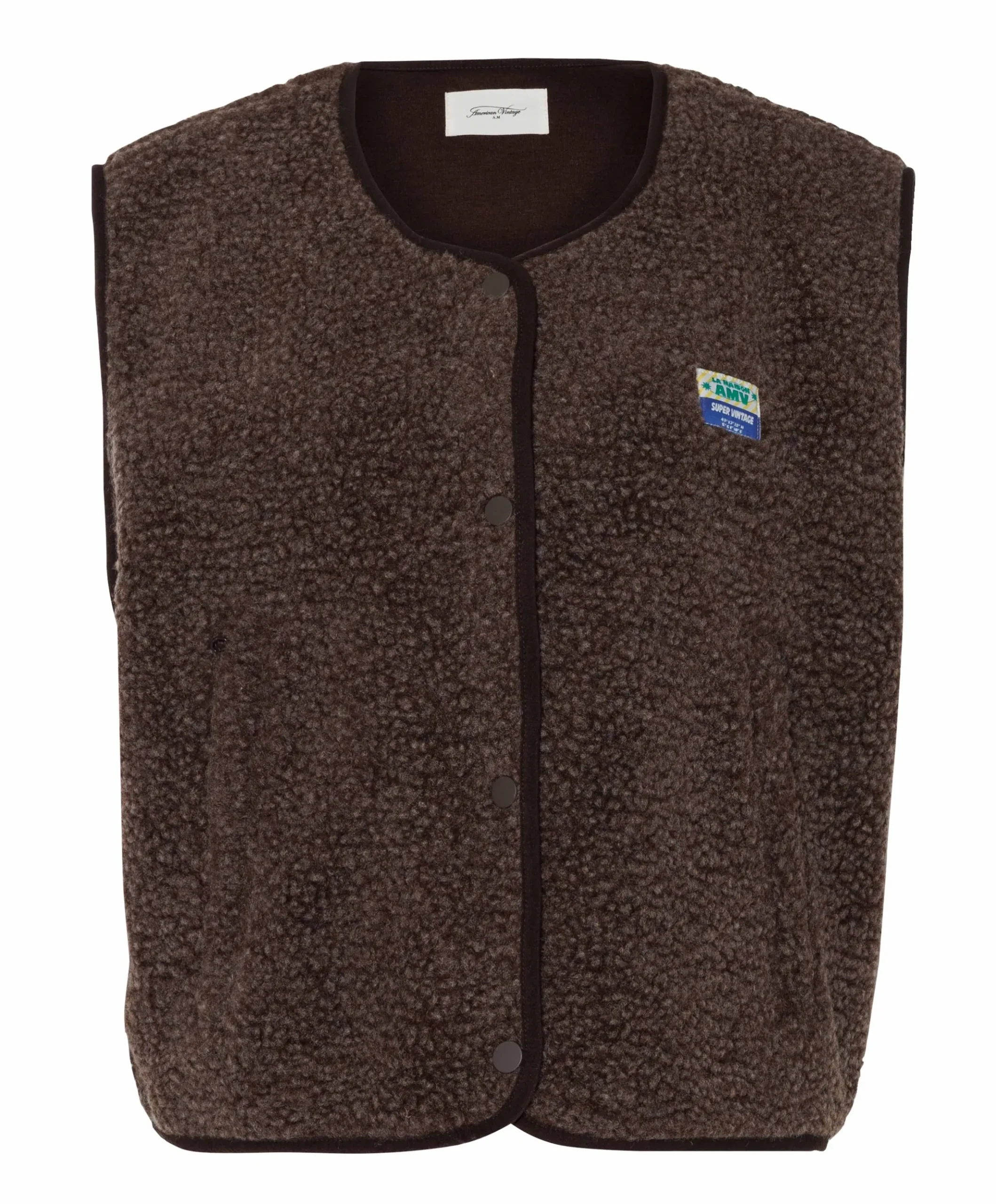 Dames gilet bruin