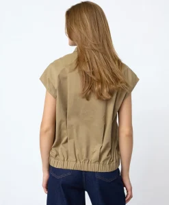 Dames gilet ecru