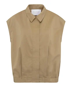 Dames gilet ecru