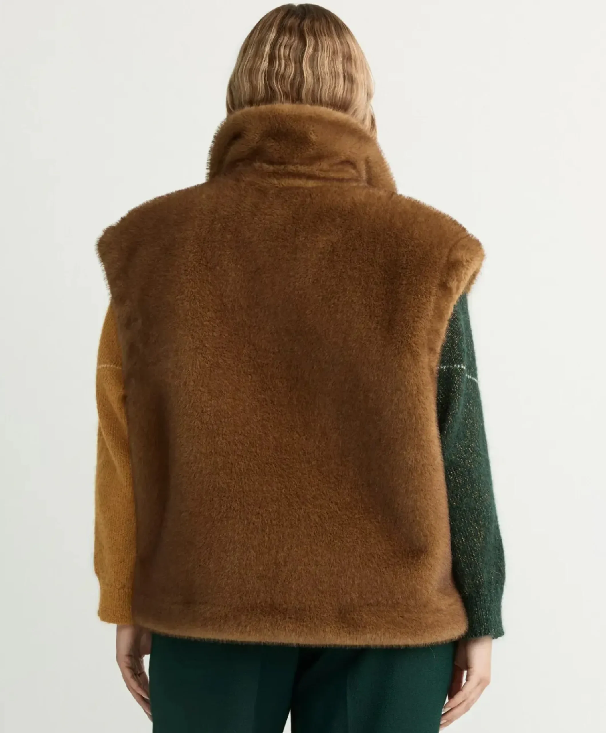 Dames gilet geel